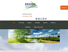 Tablet Screenshot of brooketraining.com